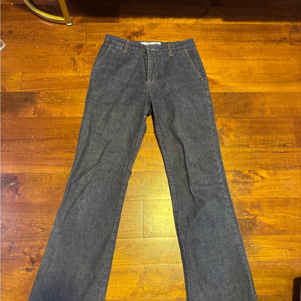 Express Dark Wash Women's Flare Jeans